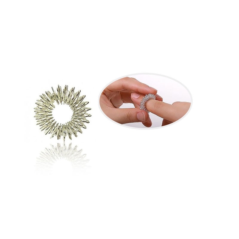 ماساژور حلقوی انگشت سوجوک SuJok Ring نقره ای 